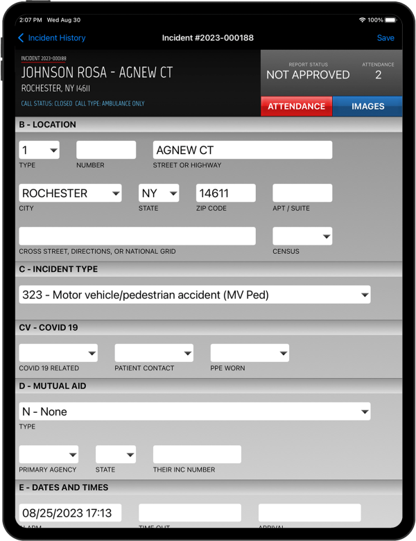 AVL Incident History