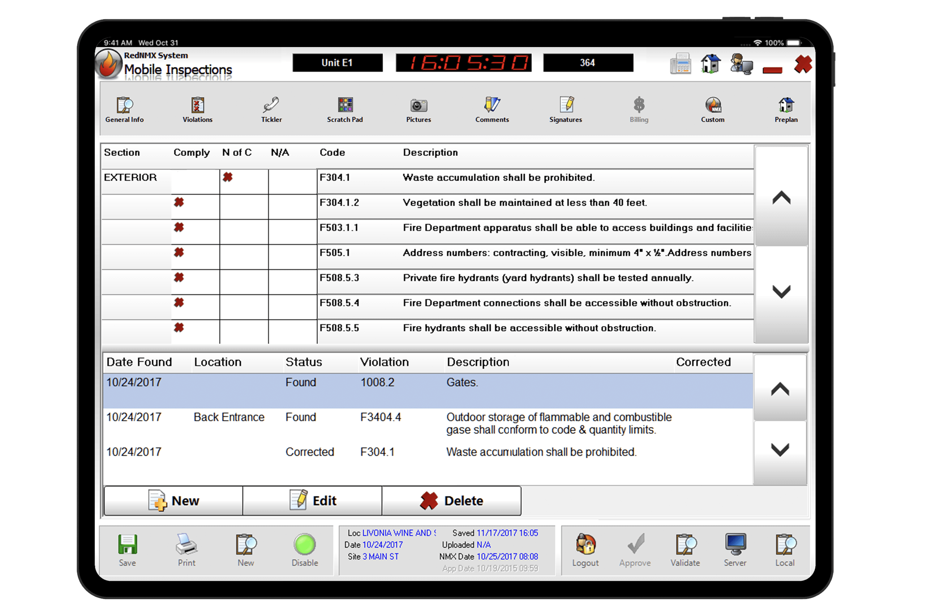 RedNMX Mobile Inspections