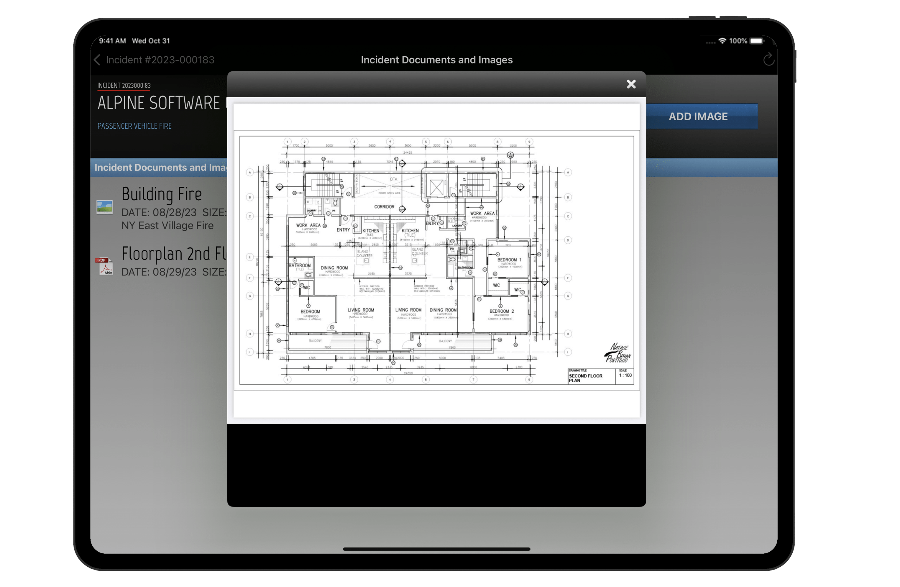 MDT Incident Documents and Images